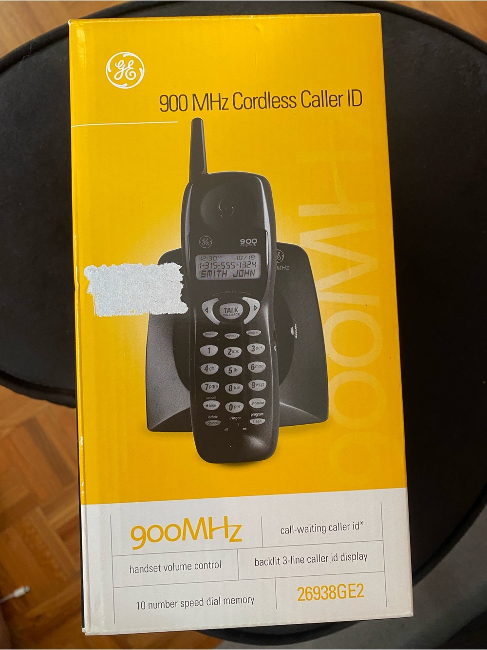 900 MHz Cordless Caller ID Phone - Black
